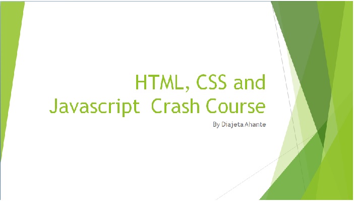 HTML CSS and Javascript